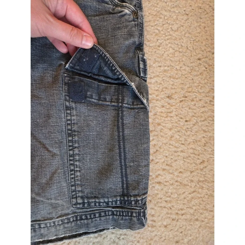 Columbia Denim Cargo Shorts Mens 30 Y2K Baggy Carpenter Skater Workwear Gorpcore
